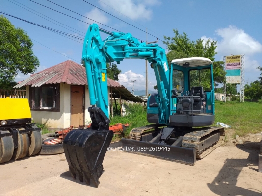 ขายรถขุดIHI 50Z (เทียบเท่ารถขุดPC50UU-2E)เครื่องยนต์ YANMAR - 4TNE88 ขนาด4สูบ คอนโทรลน้ำมัน ปั๊มนิ้ว มีลายหัวเจาะ แทรคเหล็กก๊อบยาง ใบมีด รถเดิมๆเก่านอก(ทำสีใหม่) มีเอกสาร