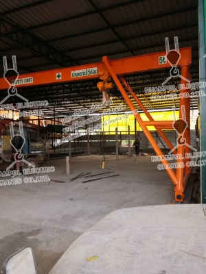 รับติดตั้งเครนโรงงาน เครนไฟฟ้า เครนสลิง เครนยกของ