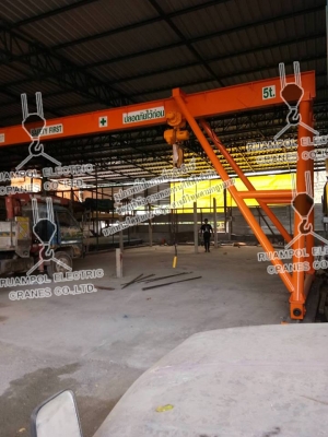 รับติดตั้งเครนโรงงาน เครนไฟฟ้า เครนสลิง เครนยกของ