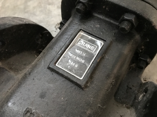 ขายประตูน้ำ CRANE Valve ขนาด 4นิ้ว ของใหม่ไม่เคยใช้งาน ราคา 5,800 บาท