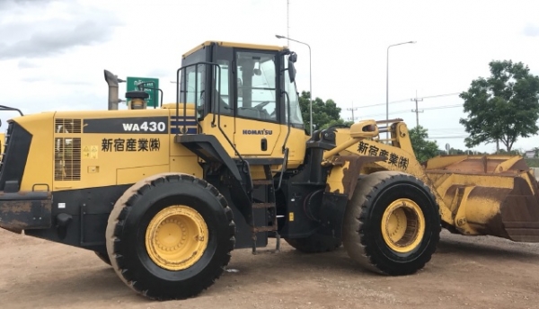 ขายรถตักล้อยาง KOMATSU WA430-6 ปี 2010 นำเข้าเองจากญี่ปุ่น สภาพสวยพร้อมใช้