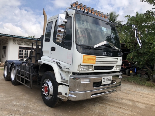 Isuzu 320 แรง ปี 49 สิบล้อหัวลาก รถสวยเดิมๆ รถร้านวัสดุก่อสร้าง ออกมือแรก มีระบบยกดัมพ์ครบ ทะเบียนพร