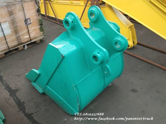 สินค้าใหม่ งานนำเข้า ประกอบนอกBUCKET บุ๊งกี๋สำหรับรถขุดไซค์100 ,120 /สลัก 60มิล/4ฟัน/ มีปีก ปากกว้าง:32นิ้ว(81cm.)