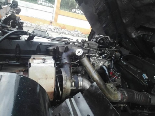 Hino S500 เครื่อง 380 แรง ปี 55 สิบล้อหัวลากพร้อมหางพื้นเรียบอู่พนัส สามเพลา ยาว 12.50 เมตร รถสวยเดิ