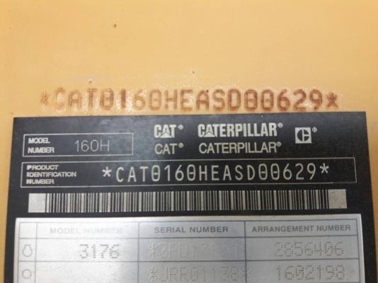 ขายรถเกรดCAT160H เอกสารเล่มทะเบียนราคา 3,500,000