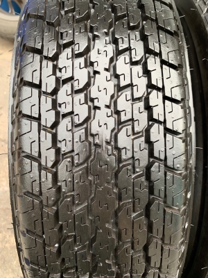 ล้อแม็ก 6รู114 Nissan Navara ขอบ 16 (ตัวเตี้ย) พร้อมยางป้ายแดง 205R16 Bridgestone ปี 18