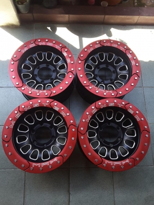 LENSO Max Monster 6รู139 ขอบ 16*8.5 et0 สวยๆ 1ชุด