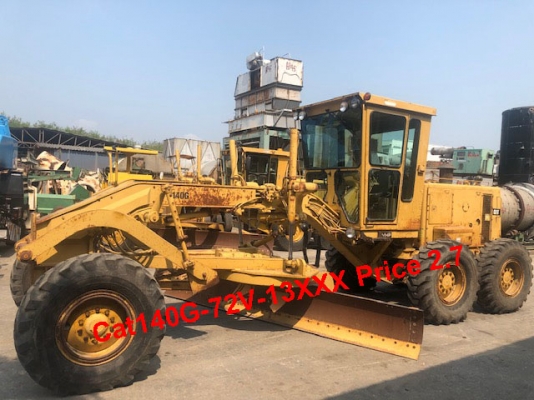 รถเกรด Cat140G-72V-13XXX พร้อมสแกนริฟาย เพียง 2.7 รถนอกแท้