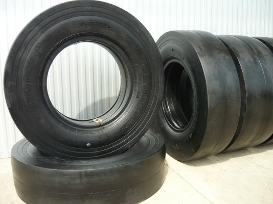 ยางตันล้อหน้ารถปูยาง , ยางตันใหม่ 7 ล้อ 9 ล้อ, กะทะล้อรถเกรด 14.00-24, 17.5-25