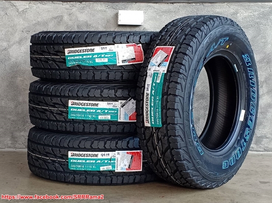 BRIDGESTONE DUELER A/T 697 245/70R16 ยางใหม่ปี19 เส้นละ 5,500 บาท BRIDGESTONE DUELER A/T 697 245/70R16 ยางใหม่ปี19 เส้นละ 5,500 บาท