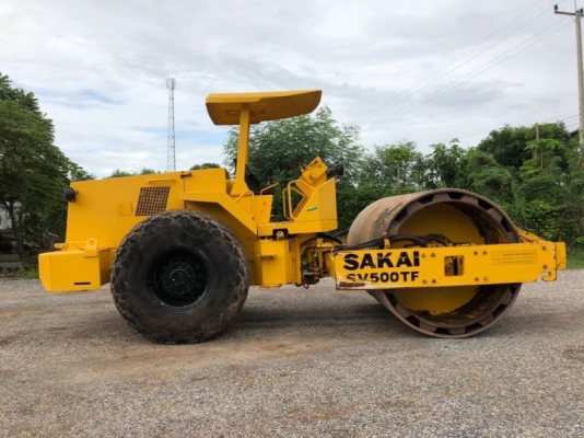 ขายรถบดสภาพเก่านอก SAKAI SV500TF