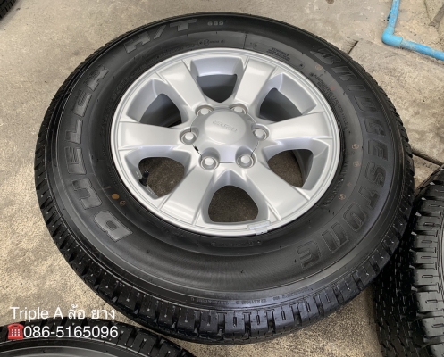 ล้อแม็กป้ายแดง ISUZU D-MAX Blue Power ขอบ 16 พร้อมยางป้ายแดง 245-70-16 Bridgestone ปี 19 แม็กสวย ยางมีตุ่ม ล้อแม็กป้ายแดง ISUZU D-MAX Blue Power ขอบ 16 พร้อมยางป้ายแดง 245-70-16 Bridgestone ปี 19 แม็กสวย ยางมีตุ่ม