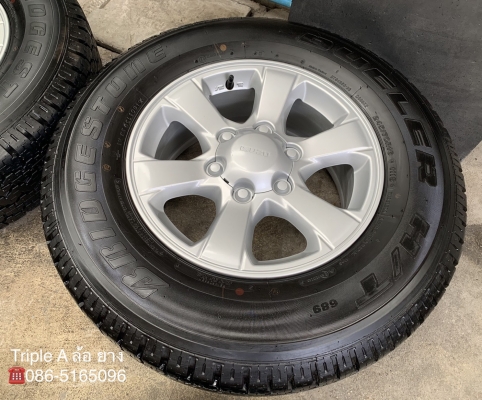 ล้อแม็กป้ายแดง ISUZU D-MAX Blue Power ขอบ 16 พร้อมยางป้ายแดง 245-70-16 Bridgestone ปี 19 แม็กสวย ยางมีตุ่ม ล้อแม็กป้ายแดง ISUZU D-MAX Blue Power ขอบ 16 พร้อมยางป้ายแดง 245-70-16 Bridgestone ปี 19 แม็กสวย ยางมีตุ่ม