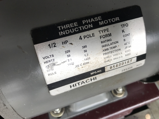 ขายปั๊มสุญญากาศแบบ Dry pump Orion 1/2HP. 380V made in Japan สภาพสวย หมุนนิ่ม ดูดแรง มาพร้อมแท่นล้อเลื่อน พร้อมใช้งาน มีมา 2ชุดครับ ราคาชุดละ 5,500 บาท ขายปั๊มสุญญากาศแบบ Dry pump Orion 1/2HP. 380V made in Japan สภาพสวย หมุนนิ่ม ดูดแรง มาพร้อมแท่นล้อเลื่อน พร้อมใช้งาน มีมา 2ชุดครับ ราคาชุดละ 5,500 บาท