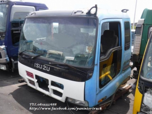 SALE สินค้าเก่านอก*โปรลดกระหน่ำ!! หัวเก๋งรถบรรทุกไซค์ 10ล้อ -10 ล้อหัวลาก /CABIN ISUZU :GIGA(กิก้า /ไจก้า)- CXZ50QY (รุ่นยกหัวได้ /มีแค๊ป/ 3ใบปัด/มีขาหลัง)