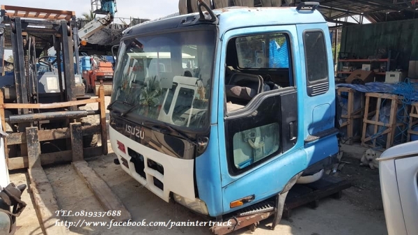 SALE สินค้าเก่านอก*โปรลดกระหน่ำ!! หัวเก๋งรถบรรทุกไซค์ 10ล้อ -10 ล้อหัวลาก /CABIN ISUZU :GIGA(กิก้า /ไจก้า)- CXZ50QY (รุ่นยกหัวได้ /มีแค๊ป/ 3ใบปัด/มีขาหลัง)