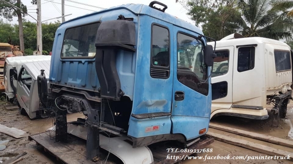 SALE สินค้าเก่านอก*โปรลดกระหน่ำ!! หัวเก๋งรถบรรทุกไซค์ 10ล้อ -10 ล้อหัวลาก /CABIN ISUZU :GIGA(กิก้า /ไจก้า)- CXZ50QY (รุ่นยกหัวได้ /มีแค๊ป/ 3ใบปัด/มีขาหลัง)