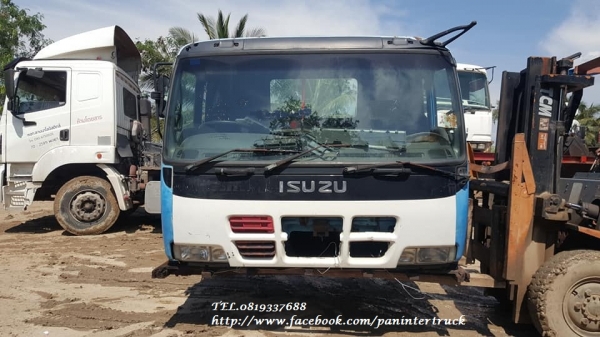 SALE สินค้าเก่านอก*โปรลดกระหน่ำ!! หัวเก๋งรถบรรทุกไซค์ 10ล้อ -10 ล้อหัวลาก /CABIN ISUZU :GIGA(กิก้า /ไจก้า)- CXZ50QY (รุ่นยกหัวได้ /มีแค๊ป/ 3ใบปัด/มีขาหลัง)
