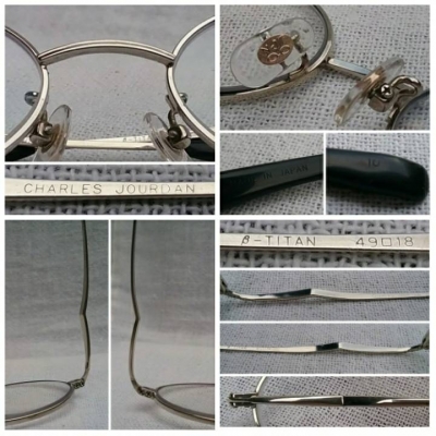 แว่นสายตายาวเบต้า - ไททาเนียม  แบรนด์หรูฝรั่งเศสทศวรรษที่ 2010's  โมเดลคลาสสิคยุคซิวิลวอร์ 'วงรีเล็ก'  เลนส์มัลติโค้ท  ใสปิ๊ง !  ค่าสายตา +200  Authentic CHARLES JOURDAN handmade in Japan