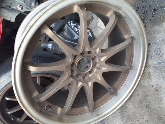 แม็กซ์ CE28 ขอบ 18  กว้าง 10 นิ้ว งาน E-MOTION 1 วง ไม่ดุ้ง ไม่ซ่อมไว้ทำอะไหล่