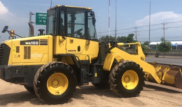 ขายรถตักล้อยาง KOMATSU WA100-6 ปี 2013 นำเข้าเองจากญี่ปุ่น สภาพสวยพร้อมใช้งาน มีVDOการทำงานครับ