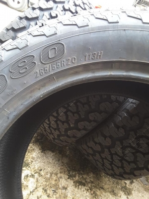 ยางใหม่ค้างปี18 Maxxis AT980 ขนาด 265-55-20 มี 1ชุด ยางใหม่ค้างปี18 Maxxis AT980 ขนาด 265-55-20 มี 1ชุด