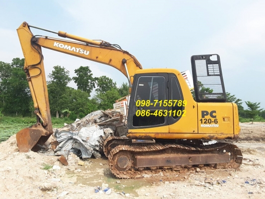 ขาย!! &gt;&gt;&gt; Komatsu Pc120 รุ่น 6 ราคาเบาๆ &lt;&lt;&lt; เบอร์ติดต่อ 098-7155789 086-4631102