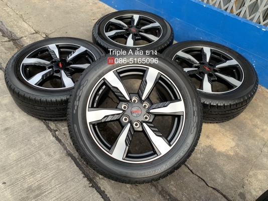 ล้อแม็กป้ายแดง Toyota Fortuner TRD ขอบ 20 พร้อมยางป้ายแดง 265-50-20 Dunlop ปี 19 สวยๆ