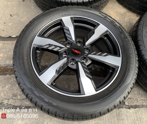 ล้อแม็กป้ายแดง Toyota Fortuner TRD ขอบ 20 พร้อมยางป้ายแดง 265-50-20 Dunlop ปี 19 สวยๆ