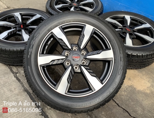 ล้อแม็กป้ายแดง Toyota Fortuner TRD ขอบ 20 พร้อมยางป้ายแดง 265-50-20 Dunlop ปี 19 สวยๆ
