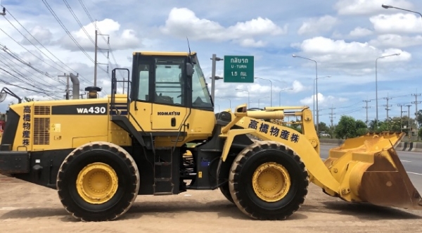 ขายรถตักล้อยาง KOMATSU WA430-6 นำเข้าเองจากญี่ปุ่น สภาพสวยพร้อมใช้ มีVDOการทำงานครับ