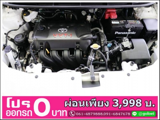 ออกรถ 0 บาท TOYOTA VIOS 1.5 J 2012