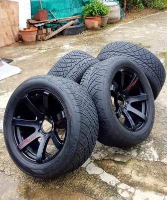 ขายยาง NITTO 420S ขนาด 265/50/20 พร้อมล้อ LENSO