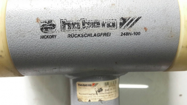 ฆ้อนยางไม่มีแรงกระแทกกลับ &quot;HABERO &quot; Made in Germany Non-Rebound Soft -face Mallet ขนาด ย 1