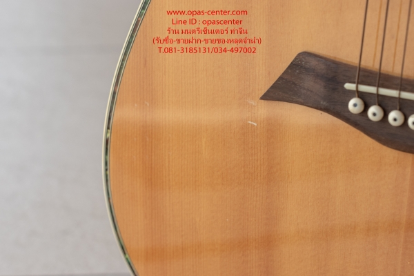 กีต้าร์โปร่ง Harrier 41 นิ้ว รุ่น 41NT สีไม้เงา สภาพดี มีกระเป๋า