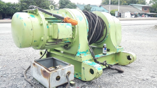 ????#กว้านสลิงไฟฟ้าญี่ปุ่น????????SHIBU WINCH JAPAN????????ขนาด 3000 kg ไฟ 380V สลิงโต 12 mm ยาวประม ????#กว้านสลิงไฟฟ้าญี่ปุ่น????????SHIBU WINCH JAPAN????????ขนาด 3000 kg ไฟ 380V สลิงโต 12 mm ยาวประม