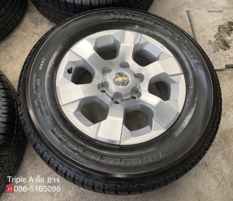 ใหม่ยกห้าง ล้อแม็กป้ายแดง Chevrolet Colorado ขอบ 17พร้อมยางใหม่ป้ายแดง 255-65-17 Bridgestone ปี 19