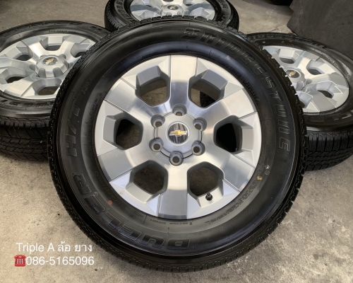 ใหม่ยกห้าง ล้อแม็กป้ายแดง Chevrolet Colorado ขอบ 17พร้อมยางใหม่ป้ายแดง 255-65-17 Bridgestone ปี 19