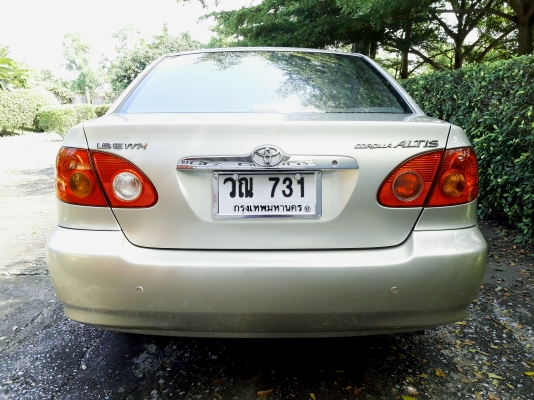 TOYOTA ALTIS E s 1.8 AT 2002 TOYOTA ALTIS E s 1.8 AT 2002