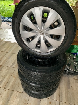 ล้อวีออสกะทะล้อพร้อมยาง