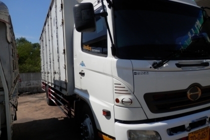 6ล้อช่วงยาว7.20มตู้แห้งประตู10บานHINO MEGA UROIIปี48(สวยมาก)