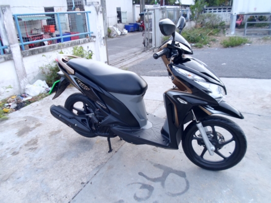 ขาย HONDA CLICK125 I รถสีดำ-น้ำตาล เครื่องเดิมๆๆ สภาพภายนอกสวย ขาย32,500บาท