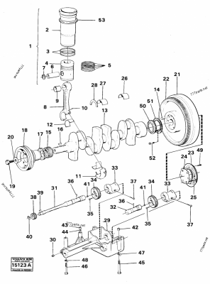 Spare part VOE 270093 Bearing (Volvo)