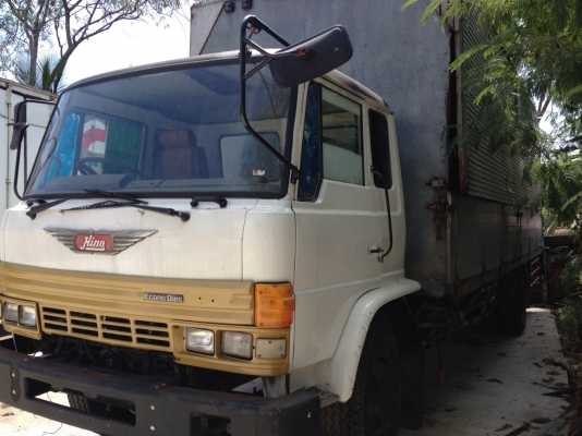 ขายหกล้อ HINO FF177KA วางเครื่อง EH700 165 แรง ตู้แห้งยาว 7.20 เมตร เปิดปีก ยาง 9.00 ทะเบียนพร้อม