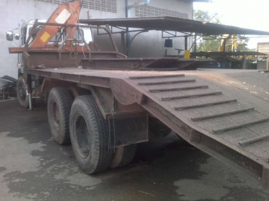 รถฮีโน่ 10 ล้อ ท้ายลาด ติดเฮี๊ยบ 3 ตัน FM176  168 แรงม้า  สนใจติดต่อ 081 - 6079515