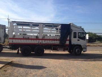 ขายรถบรรทุกพ่วง (22 ล้อ) ISUZU max load กระบะเหล็กไม่ดั๊มพ์ ลูก 3 คานแท้ จดปี 50 รถบ้านแท้ ทะเบียนพร้อม