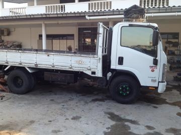 ขายหกล้อ ISUZU NPR เครื่อง 150 แรง รถห้างแท้ กระบะคาร์โก้ 4.30 เมตร ยางเรเดียน 8.25 16" ปลายปี 53 ทะเบียนพร้อม