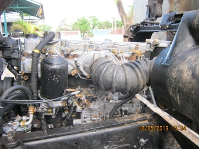 ขายรถบรรทุกสิบล้อท้ายลาด มิซูบิชิFN517M-TB เครื่อง 6D 16 แน่นมากๆๆ 195 แรงม้า