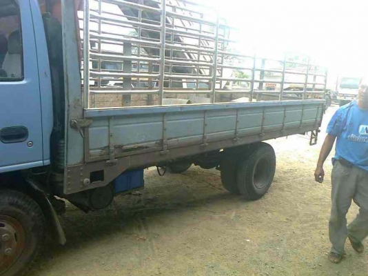 กระบะ คาร์โก้ คอกเหล็ก 6 ล้อ NPR ยาว 4.30 เมตร