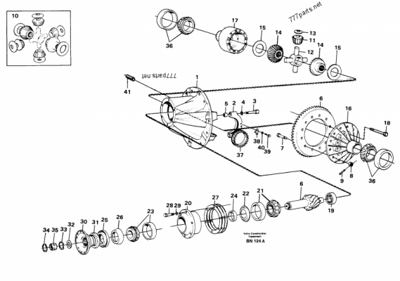 Spare part VOE 1522000 Spacer Ring (Volvo)